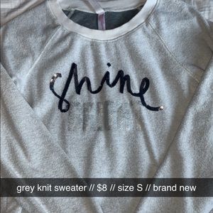 Grey sweater